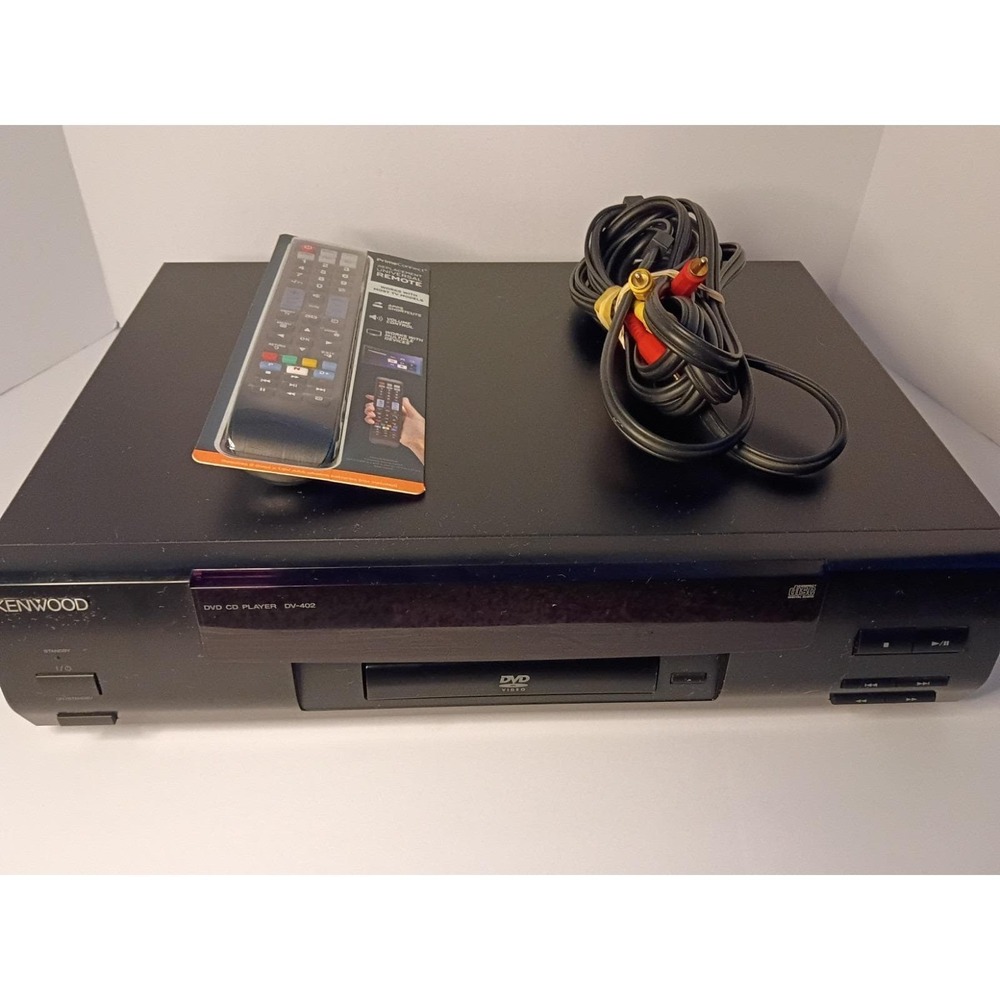 Kenwood DVD player dv402 tested w remote